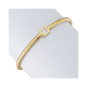 Gentle Stackable Chain Diamond Bracelets