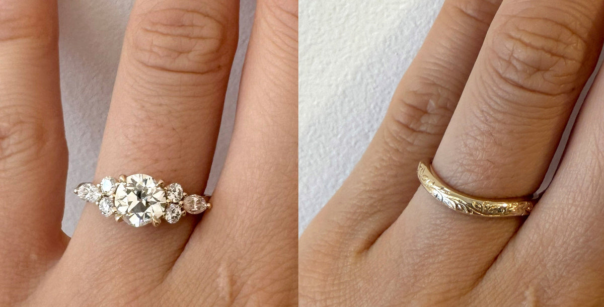 JEWELRY REDESIGN STORY #92: A WEDDING BAND BUILT TO NEST