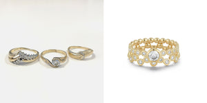 Jewelry Redesign Story #43: Parents’ Rings Get a Stackable Redesign