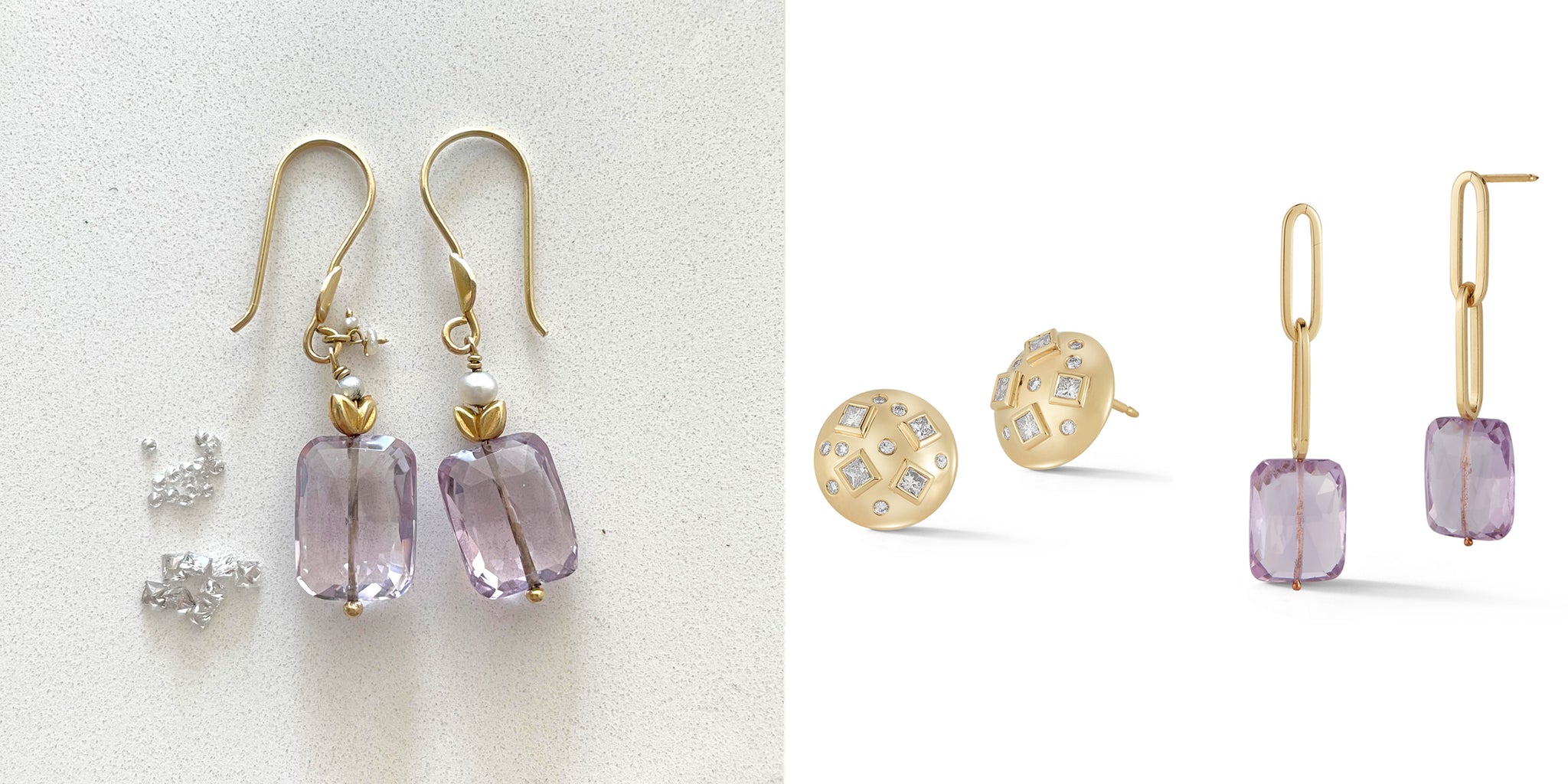 Jewelry Redesign Story #50: A Tale of Two Sets of Earrings