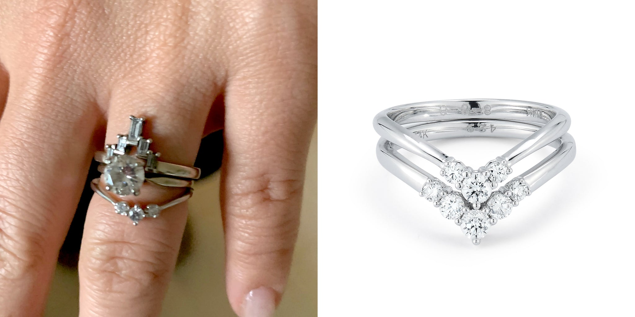 Jewelry Redesign Story #48: A Stack of Gifts For His Wife