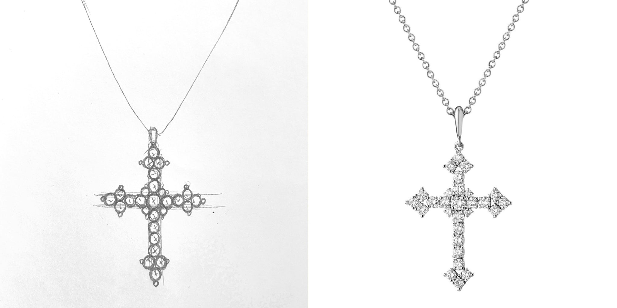 Jewelry Redesign Story #36: Her Perfect Custom Cross Pendant