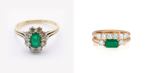 Jewelry Redesign Story #19: Ring in the Road to Recovery with Emerald