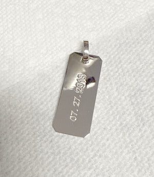 Travis- Platinum Pendant - Remaining balance