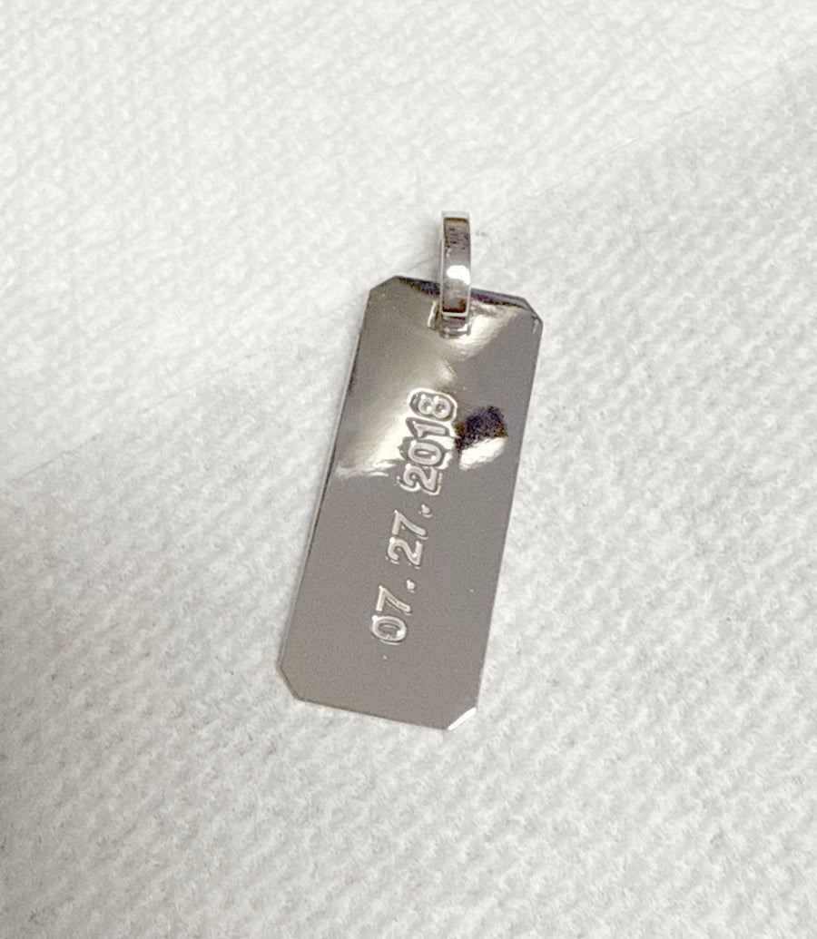 Travis- Platinum Pendant - Remaining balance