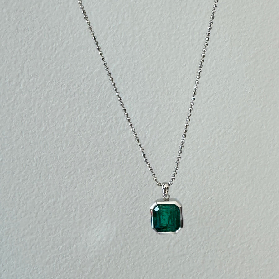 Glenis - 14k white gold pendant - remaining