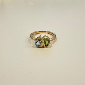 Jiwon - Colored stone ring - remaining