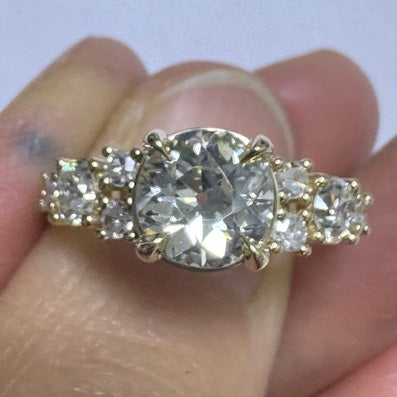 Sarah - 14k gold diamond ring  - remaining balance