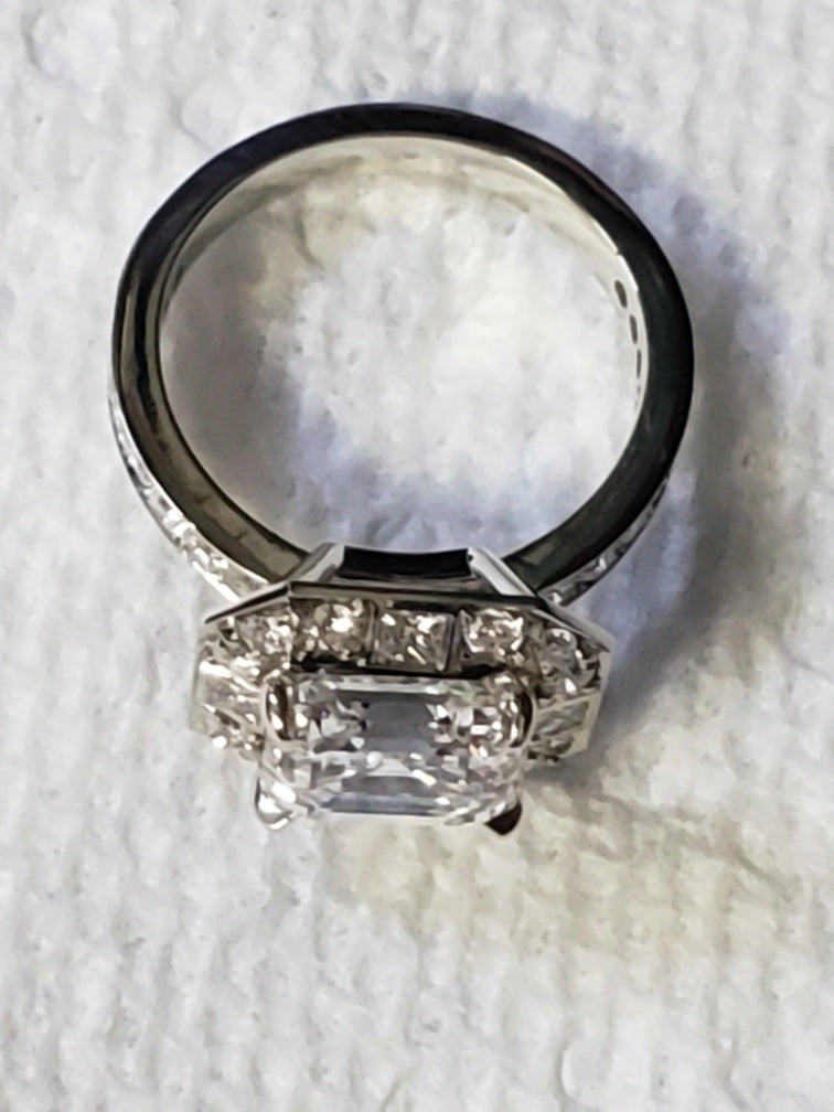 Mette - 14k gold diamond ring  - remaining balance