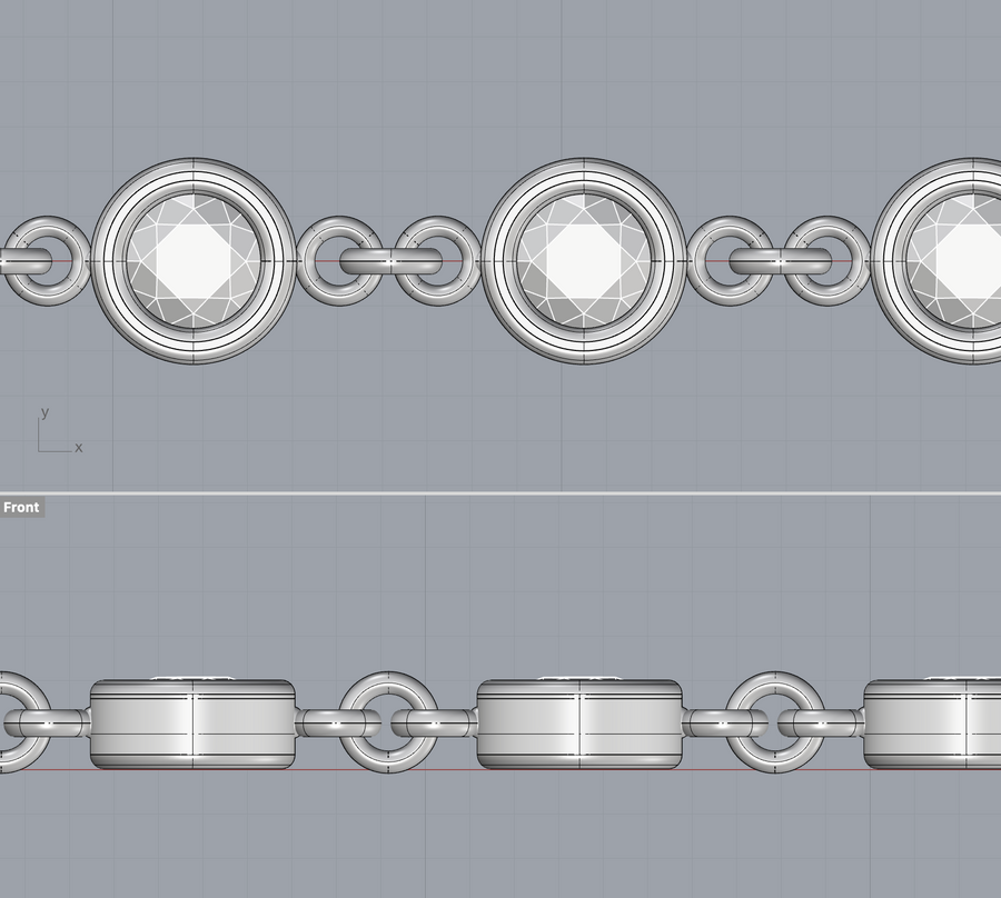Rebecca - diamond bracelet - 70% initial deposit
