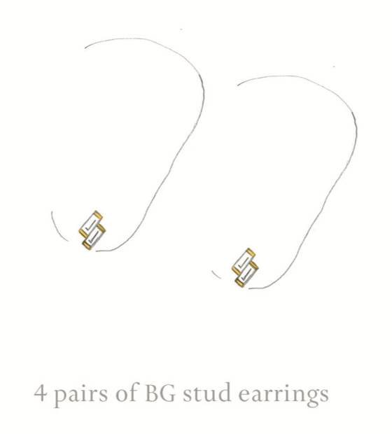 Sandy - 14k Ring and Earrings  - 70% deposit