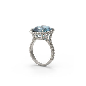 Aquamarine Ring Design 2
