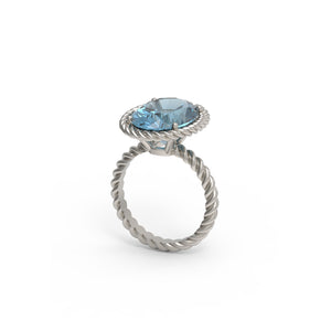 Aquamarine Ring Design 1