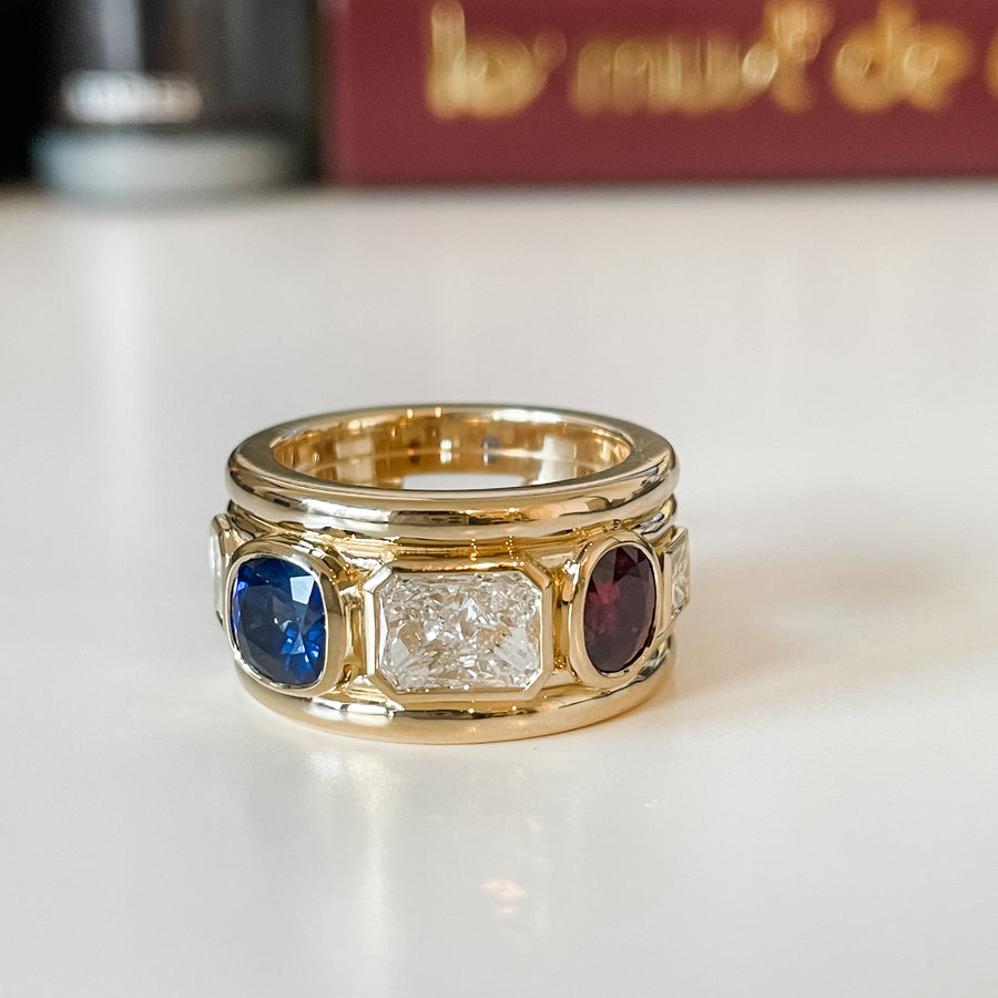 Grace - 18k yellow gold ring - remaining balance