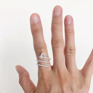 Catherine - Heart Diamond ring - shank redo-30%