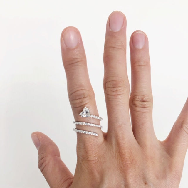 Catherine - Heart Diamond ring - shank redo-30%