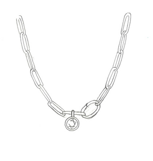 Terri - 14k yellow gold Diamond chain necklace - 70% deposit