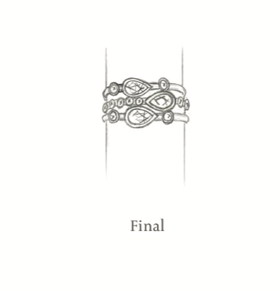 Suzanne - 14k yellow gold emerald ring - 70% deposit