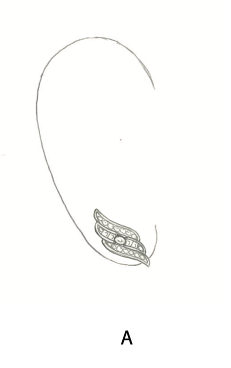 Daphne - 14k yellow gold earrings - 70% deposit