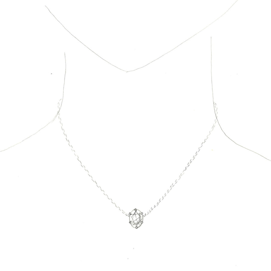Meghan - Haitian pearl ring, pendant and earring & garnet pendant  - 70% deposit